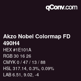 カラーコード: Akzo Nobel Colormap FD - 490H4 | qconv.com