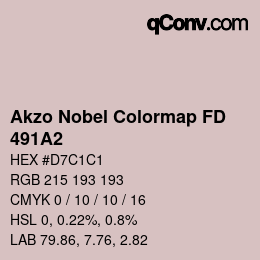 Color code: Akzo Nobel Colormap FD - 491A2 | qconv.com