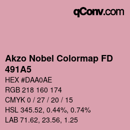 Code couleur: Akzo Nobel Colormap FD - 491A5 | qconv.com