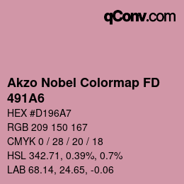 Color code: Akzo Nobel Colormap FD - 491A6 | qconv.com