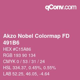 Code couleur: Akzo Nobel Colormap FD - 491B6 | qconv.com