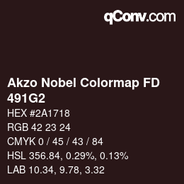 Color code: Akzo Nobel Colormap FD - 491G2 | qconv.com