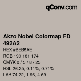 Farbcode: Akzo Nobel Colormap FD - 492A2 | qconv.com