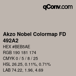 Color code: Akzo Nobel Colormap FD - 492A2 | qconv.com