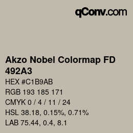 Color code: Akzo Nobel Colormap FD - 492A3 | qconv.com
