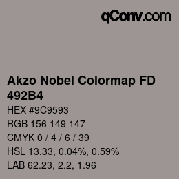 Farbcode: Akzo Nobel Colormap FD - 492B4 | qconv.com