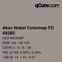 Code couleur: Akzo Nobel Colormap FD - 492B5 | qconv.com