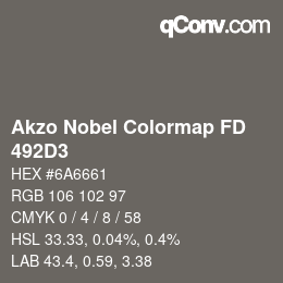 Color code: Akzo Nobel Colormap FD - 492D3 | qconv.com