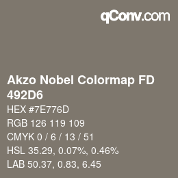 Code couleur: Akzo Nobel Colormap FD - 492D6 | qconv.com