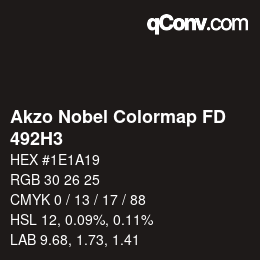 カラーコード: Akzo Nobel Colormap FD - 492H3 | qconv.com