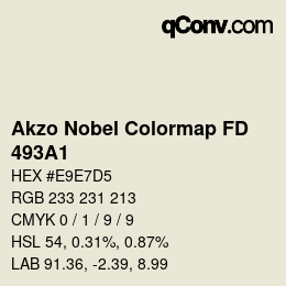 Farbcode: Akzo Nobel Colormap FD - 493A1 | qconv.com