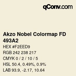 Code couleur: Akzo Nobel Colormap FD - 493A2 | qconv.com
