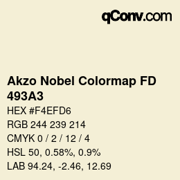 Color code: Akzo Nobel Colormap FD - 493A3 | qconv.com