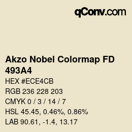 Color code: Akzo Nobel Colormap FD - 493A4 | qconv.com
