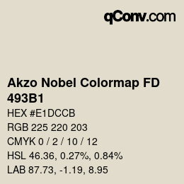 Code couleur: Akzo Nobel Colormap FD - 493B1 | qconv.com