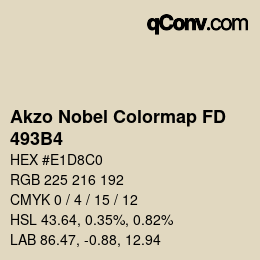 Color code: Akzo Nobel Colormap FD - 493B4 | qconv.com
