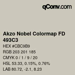 カラーコード: Akzo Nobel Colormap FD - 493C3 | qconv.com
