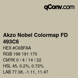 カラーコード: Akzo Nobel Colormap FD - 493C6 | qconv.com