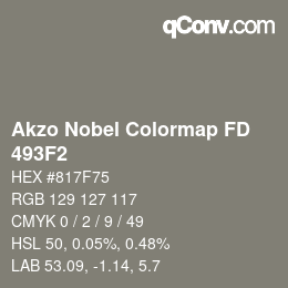Color code: Akzo Nobel Colormap FD - 493F2 | qconv.com
