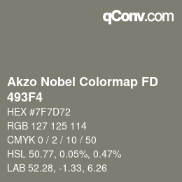 Code couleur: Akzo Nobel Colormap FD - 493F4 | qconv.com