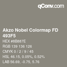 Code couleur: Akzo Nobel Colormap FD - 493F5 | qconv.com