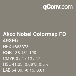 カラーコード: Akzo Nobel Colormap FD - 493F6 | qconv.com