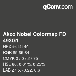 Color code: Akzo Nobel Colormap FD - 493G1 | qconv.com