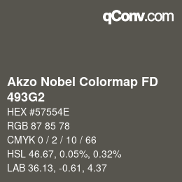 Color code: Akzo Nobel Colormap FD - 493G2 | qconv.com
