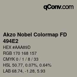 Code couleur: Akzo Nobel Colormap FD - 494E2 | qconv.com
