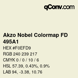 Color code: Akzo Nobel Colormap FD - 495A1 | qconv.com