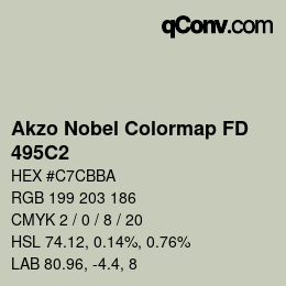 Color code: Akzo Nobel Colormap FD - 495C2 | qconv.com