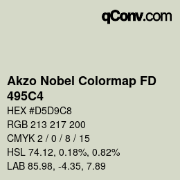 Color code: Akzo Nobel Colormap FD - 495C4 | qconv.com