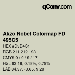 Color code: Akzo Nobel Colormap FD - 495C5 | qconv.com