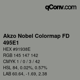 Color code: Akzo Nobel Colormap FD - 495E1 | qconv.com