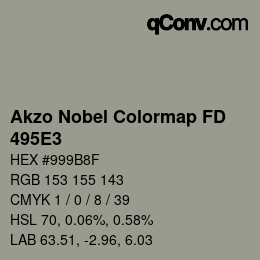 Color code: Akzo Nobel Colormap FD - 495E3 | qconv.com