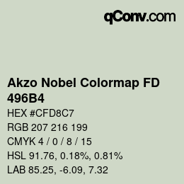 カラーコード: Akzo Nobel Colormap FD - 496B4 | qconv.com