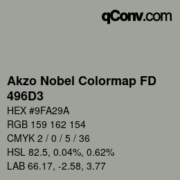 Color code: Akzo Nobel Colormap FD - 496D3 | qconv.com