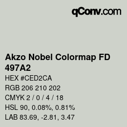 Farbcode: Akzo Nobel Colormap FD - 497A2 | qconv.com