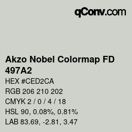 Color code: Akzo Nobel Colormap FD - 497A2 | qconv.com