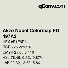 Color code: Akzo Nobel Colormap FD - 497A3 | qconv.com