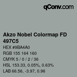 Color code: Akzo Nobel Colormap FD - 497C5 | qconv.com