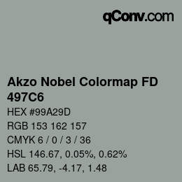 カラーコード: Akzo Nobel Colormap FD - 497C6 | qconv.com