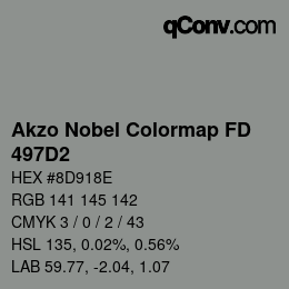 Color code: Akzo Nobel Colormap FD - 497D2 | qconv.com