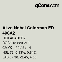 Color code: Akzo Nobel Colormap FD - 498A2 | qconv.com