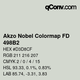 カラーコード: Akzo Nobel Colormap FD - 498B2 | qconv.com