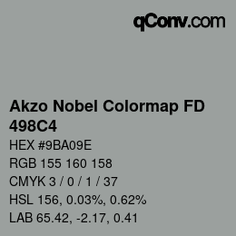 Color code: Akzo Nobel Colormap FD - 498C4 | qconv.com