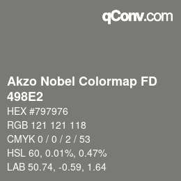 カラーコード: Akzo Nobel Colormap FD - 498E2 | qconv.com