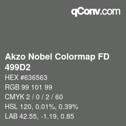 カラーコード: Akzo Nobel Colormap FD - 499D2 | qconv.com