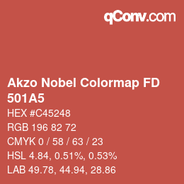 カラーコード: Akzo Nobel Colormap FD - 501A5 | qconv.com