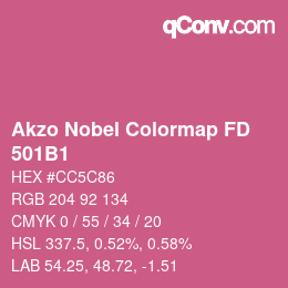 Color code: Akzo Nobel Colormap FD - 501B1 | qconv.com